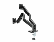 Gembird MA-DA2-06 Nastavitelné rameno pro dvojitý monitor na stůl 17"-32", černé