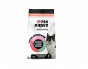 PAN MIĘSKO Digestive & Hairball Control Turkey - suché krmivo pro kočky - 3kg