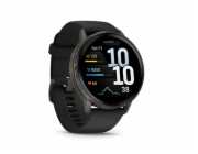 Garmin Venu 4 3,56 cm (1.4") AMOLED 45 mm Digitální 454 x 454 px Dotyková obrazovka Černá Wi-Fi GPS