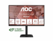 AOC MT 27" Q27E4CV - 2560x1440,IPS,120Hz,1xHDMI,1xDP,1xDP out,USBhub,USB-C(PD 90W),Repro,Pivot