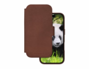 dbramante1928 Lynge - Pouzdro s klopou pro mobilní telefon - kompatibilita s MagSafe - kůže full-grain - dark tan - pro Apple iPhone 17