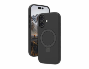 dbramante1928 Iceland Ultra - Zadní kryt pro mobilní telefon - drsný povrch - stojan - kompatibilita s MagSafe - D3O, plast - černá - pro Apple iPhone 17