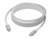 dbramante1928 re-charge - USB kabel - 24 pin USB-C (M) do 24 pin USB-C (M) - USB 2.0 - 2.5 m - USB napájení (100W), pletený kabel, 100 % recyklovaný plast