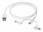 dbramante1928 re-charge - Sada kabelů USB - 1 m - bílá