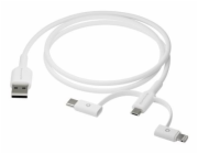 dbramante1928 re-charge - Sada kabelů USB - 1 m - bílá