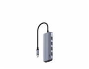Cudy UH500 rozbočovač rozhraní USB 3.2 Gen 1 (3.1 Gen 1) Type-C 5000 Mbit/s Šedá, Stříbrná
