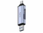 Čtečka karet CUDY UH200 2-v-1 USB 3.0
