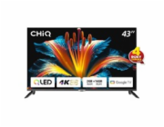 CHiQ L43QST TV 43", FHD, QLED, ultratenká, Android14, Dolby Audio, Frameless
