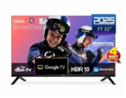 CHiQ LF32FT TV 32", FHD, smart, Google TV, dbx-tv, Dolby Audio, Frameless