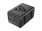 Blitzwolf BW-TA1 Cestovní adaptér 4 v 1 2xUSB + C + PD 20W