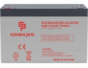 Baterie Conexpro AGM-12-80-DP VRLA AGM 12V/80Ah, M6, Deep cycle, živ. 10 let 