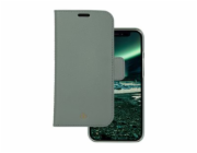 dbramante1928 New York - Pouzdro s klopou pro mobilní telefon - detachable magnetic back-cover - kůže Saffiano - green bay - pro Apple iPhone 13 Pro