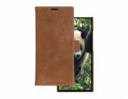 dbramante1928 Lynge - Pouzdro s klopou pro mobilní telefon - písmové hnědé úplety z udržitelné kůže - bronz - pro Samsung Galaxy S23 Ultra