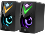PC reproduktory 2.0 DEFENDER J4 2.0 6W LED USB černé