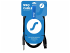 SSQ Cable XZJM5 - kabel jack mono - XLR samice, 5 metrů