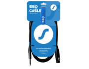 SSQ Cable XZJM5 - kabel jack mono - XLR samice, 5 metrů