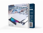 Gembird DVD-USB-031-BW Externí USB DVD mechanika, černobílá