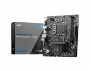 MSI MB Sc LGA1700 PRO H610M-E DDR4, Intel H610, 2xDDR4, 1xHDMI, 1xVGA, mATX - Po opravě (Bez příšlušenství)
