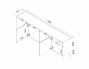 Cama FELLINI 400130 komoda