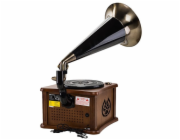 Retro gramofon Roadstar, HIF-1850TUMPK, retro gramofon, s troubou, LCD displej, dálkové ovládání
