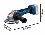 Bosch GWS 18V-11 06019N4100 Professional solo, 18 voltů Akumulátorová úhlová bruska