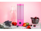 FitStream Pro Pink , přenosný, USB nabíjecí mixér
