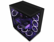 NZXT skříň H9 Flow dvoukomorová ATX / 4x120mm fan / až 10xfan / perforovaný top / proskl. bočnice, poškozený oba