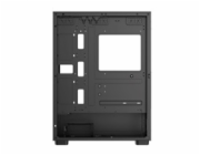 1stCOOL skříň G6 Noble, Mid Tower, ATX, AU, Průhledná Bočnice, 4x 120mm ARGB Fan, Černá