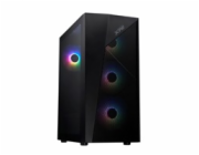 ADATA XPG case LANDER 500 Mid-Tower, bez zdroje, 4x 120mm ARGB Fan, Černá
