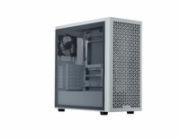 Cooler Master case Elite 502 White Lite, Průhledná bočnice, ATX, 1x 120mm Fan, bílá
