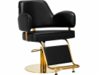 Activeshop Gabbiano Linz NQ kadeřnické křeslo zlato černá