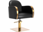 Activeshop Gabbiano kadeřnické křeslo Malaga zlato černá