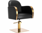 Activeshop Gabbiano kadeřnické křeslo Malaga zlato černá