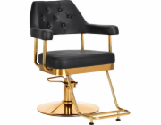 Activeshop Gabbiano kadeřnické křeslo Granada zlato černá