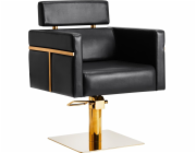 Zlatočerné kadeřnické křeslo Activeshop Gabbiano Toledo