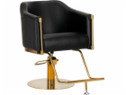 Activeshop Gabbiano Burgos kadeřnické křeslo zlato černá