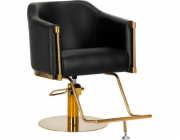 Activeshop Gabbiano Burgos kadeřnické křeslo zlato černá
