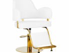 Kadeřnické křeslo Activeshop Gabbiano Linz NQ, bílé zlato