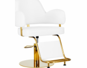 Kadeřnické křeslo Activeshop Gabbiano Linz NQ, bílé zlato