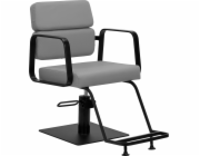 Černé a šedé kadeřnické křeslo Activeshop Gabbiano Porto