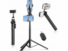 Stativ Monopod Selfie Stick Remote 1/4 ISO 2x držák telef...