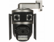 IP KAMERA VENKOVNÍ OTOČNÁ ICSEE-W91SD-3 Wi-Fi Plnobarevná PANORAMA 3 X 3 Mpx 3 X 3,6 mm