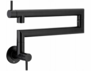 KFA 6623-030-81/ DUERO PLNIČKA DO HRNCE/ KUCHYŇSKÁ BATERIE, NÁSTĚNNÁ DŘEZOVÁ, KLOUBOVÁ, ČERNÁ