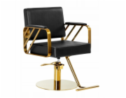 Activeshop Kadeřnické křeslo Gabbiano Genoa zlato-černé