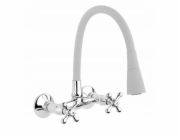 Invena Nástěnná kuchyňská baterie Roma, šedá/chrom BC-24-E5S-L