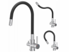 Steiner AGNES SteelQ třícestná ocelová kuchyňská baterie ...