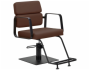 Activeshop Kadeřnické křeslo Gabbiano Porto v barvě černé čokolády