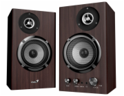 GENIUS Reproduktor SP-HF1812BT, BT, 3.5mm jack, 50W, tmavé dřevo