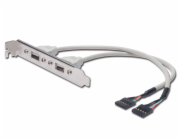 PREMIUMCORD Přídavné porty pro MB 2x USB (záslepka)