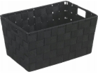 Wenko Sprchový koš ADRIA BLACK - úložný koš, velikost S, ...